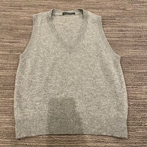 Sweater Vest - Brandy Melville, Small/Extra Small, Grey